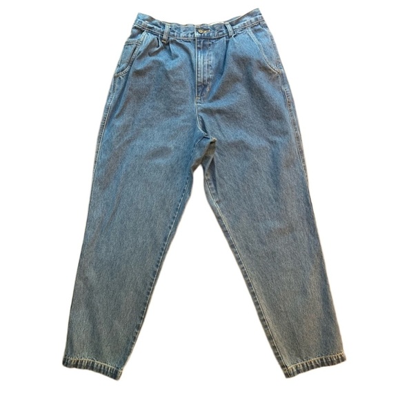 Westport Denim - Vintage 1980’s Westport Denim High Waisted Mom Jeans Pleated Front Size 14 RARE